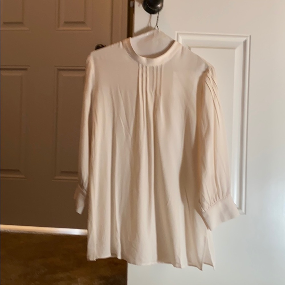 Banana Republic ivory blouse